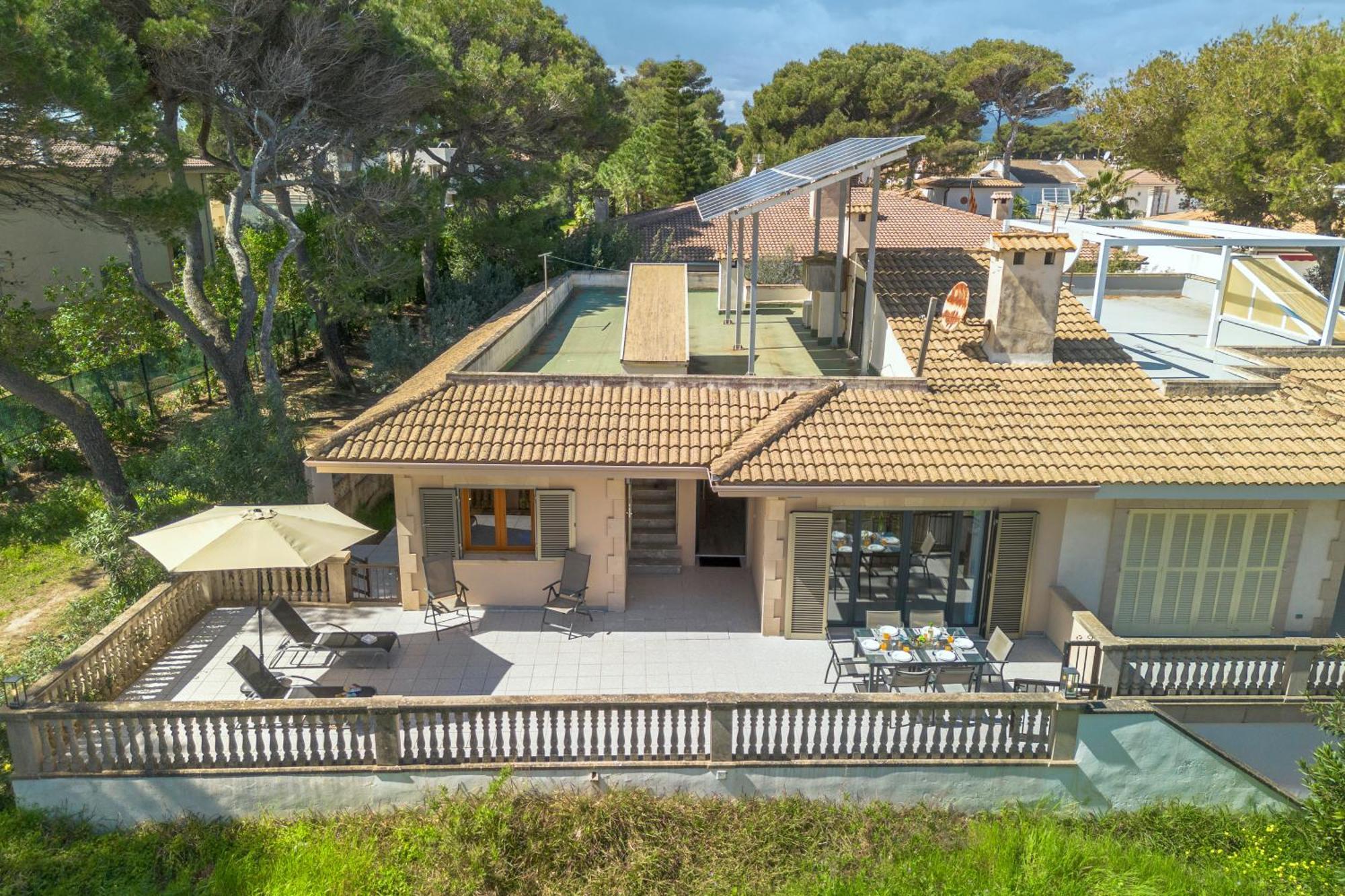 Villa Can Canta Natura Park House At Platja De Muro Beach Esterno foto